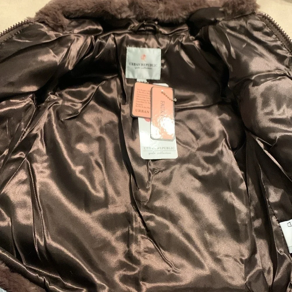 Urban Republic Faux Fur Hooded Coat
